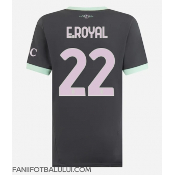 AC Milan Emerson Royal #22 Tricou Fotbal Replică 2024-25 Femei Treilea